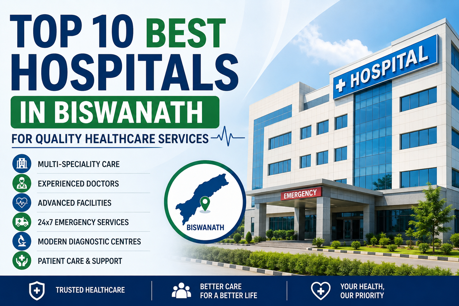 Top 10 Best Hospitals in Biswanath for Quality Healthcare Services