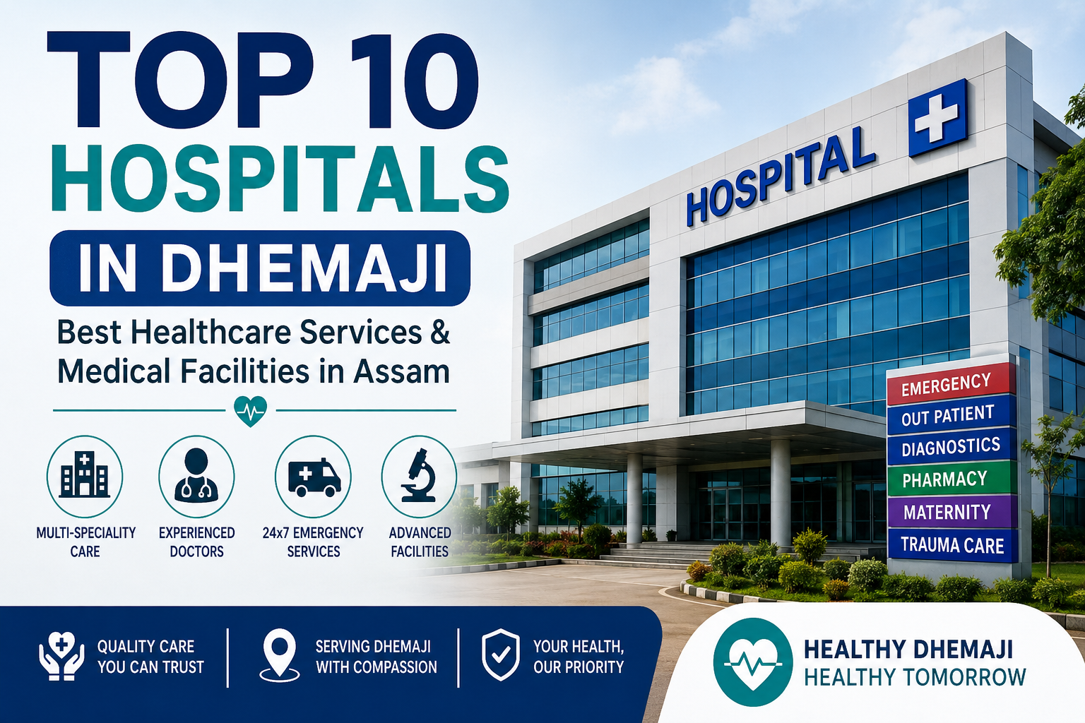 Top 10 Hospitals in Dhemaji – Best Healthcare Services & Medical Facilities in Assam