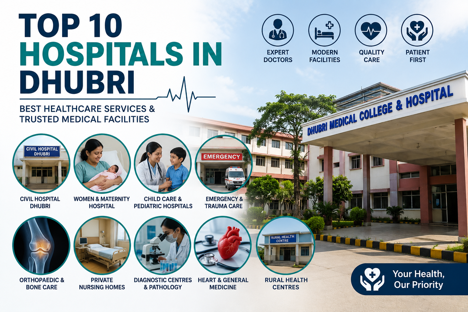 Top 10 Hospitals in Dhubri – Best Healthcare Services & Trusted Medical Facilities