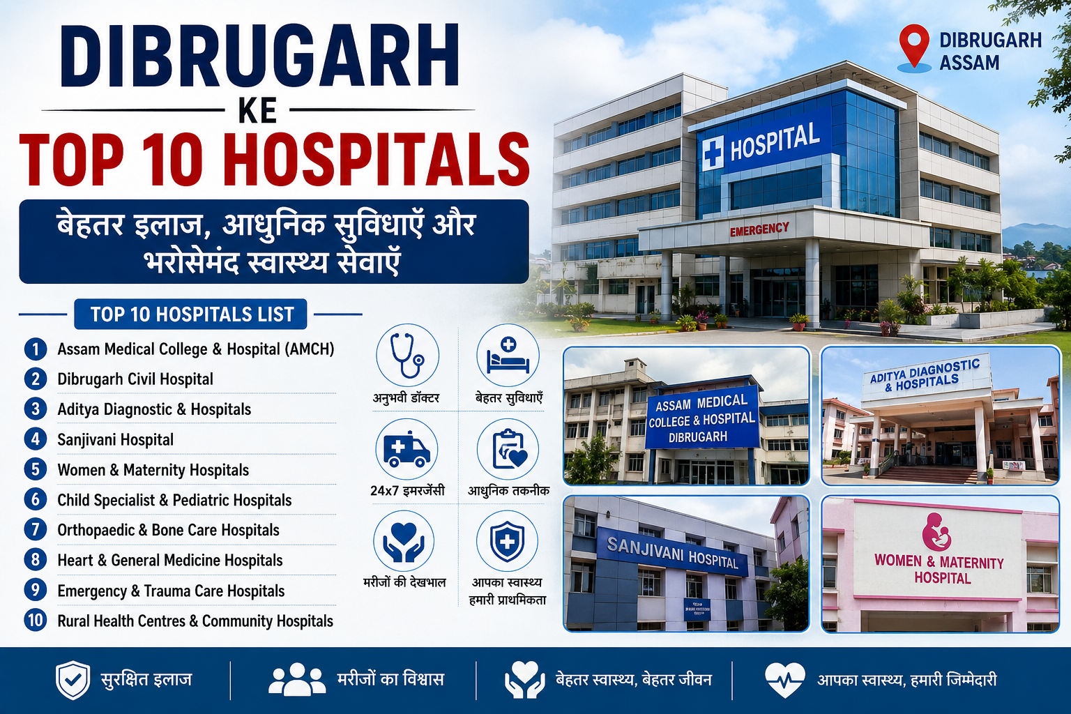 Top 10 Hospitals in Dibrugarh for Quality Healthcare Services in 2026