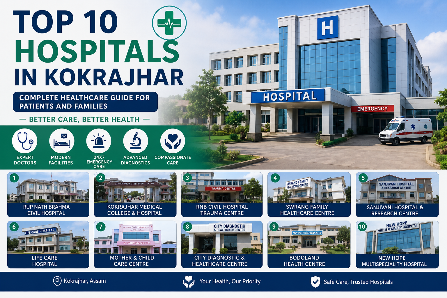 Leading Hospitals in Kokrajhar: Where Quality Healthcare Meets Excellence